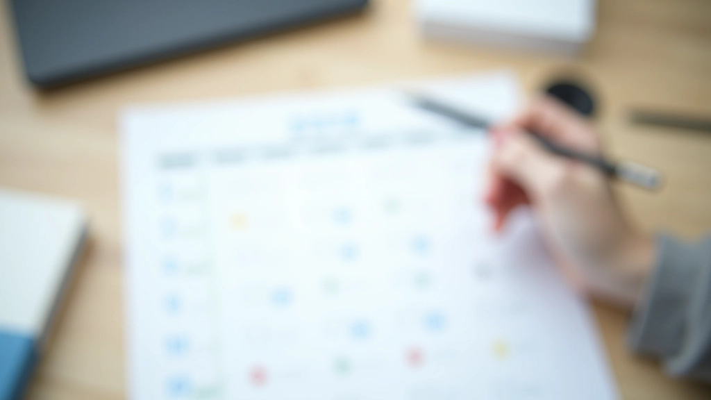 Calendar timeline showing 8-week progression of focus improvement with milestones marked
