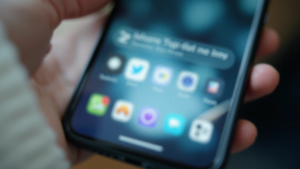 Smartphone showing multiple notification badges and alerts on home screen